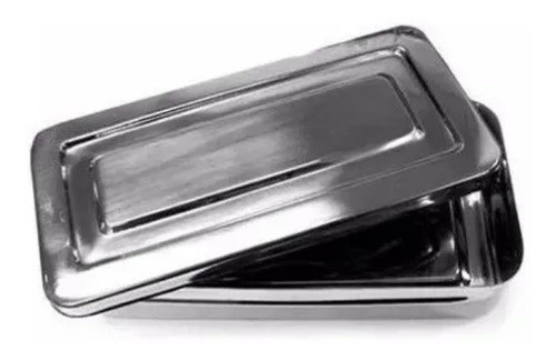 Caja De Acero Chica Inoxidable 17 X 7 X 3 Cm Egeo 0