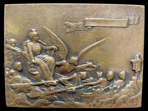 Medalla Buenos Aires. Censo Municipal Del Centenario, 1910 0