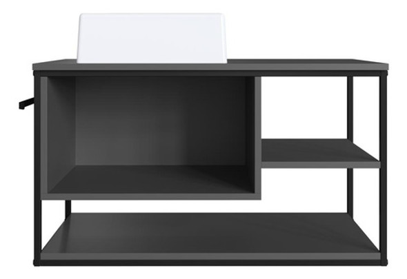Mueble De Baño Gris Mdp Albi 1