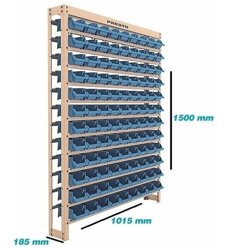 Gavetero Gabetero Expositor Gabetas 108 Piezas Tyt 1