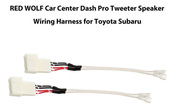 2 Cables Altavoz Para Toyota Corolla Highlander Subaru Etc 1