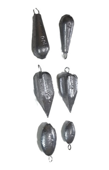 Plomadas Para Pesca El Abuelo 20,50,70,75,95,100gm 0