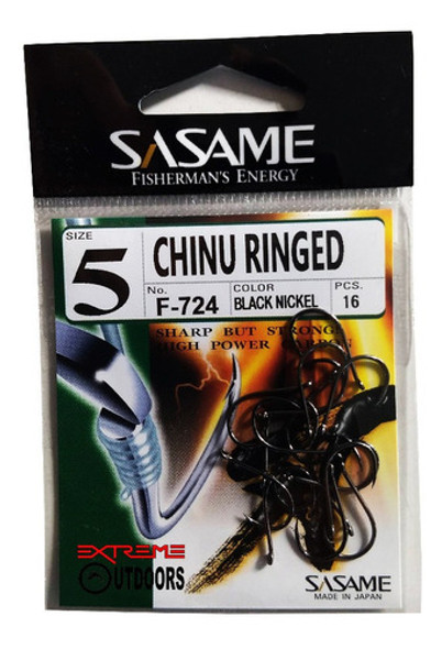 Anzuelo Sasame Chinu Ringed  #5 X 16u Japones 0 Anzuelo Sasame Chinu Ringed  #5 X 16u Japones 0