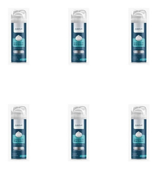Espuma De Barbear Above Refrescante Original 200ml 6 Unidade 0 Espuma De Barbear Above Refrescante Original 200ml 6 Unidade 0