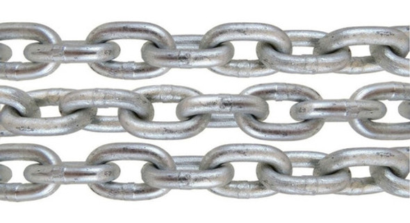 Corrente Calibrada Galvanizada A Fogo 12 Mm Guincho Elétrico 1