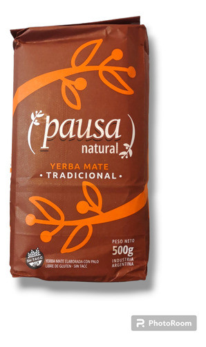 6 Yerba Mate Pausa Natural Tradicional X 500gr (3kg) 0