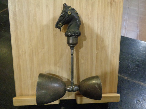 Medidor Bartender Forma Cabeza De Caballo Antiguo Objeto 0