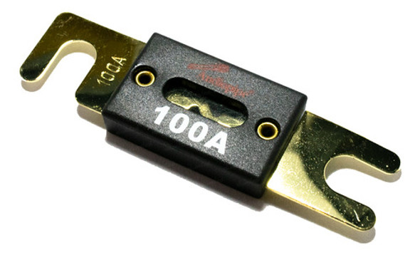 2 Fusibles Audiopipe Anl 100 Amp Dorado Potencia Audio Car 0