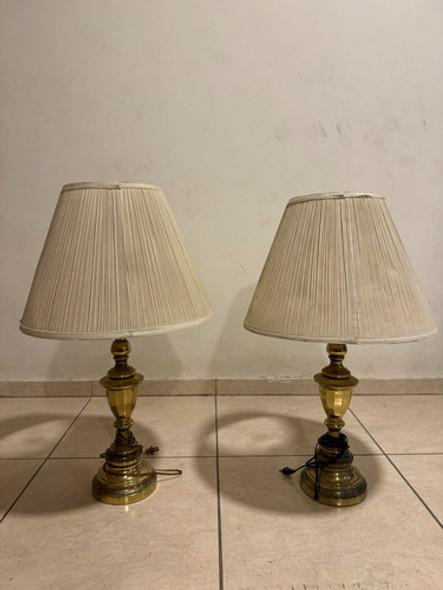 Lamparas De Pie Antiguas De Bronce 0