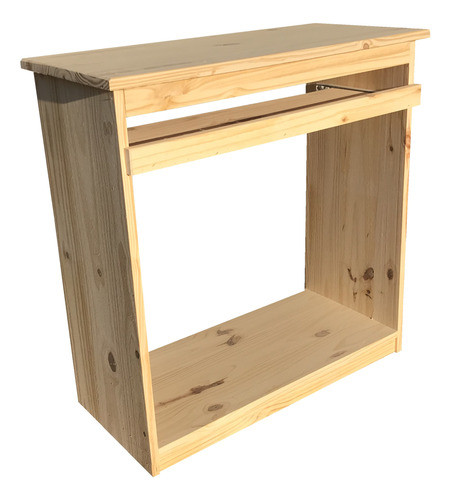 Mesa Escritorio Pc Pino Macizo ¡¡ Oferta !! Guias Metalicas 0