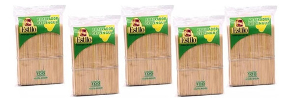 Abaixador De Lingua / Palito Depilação Estilo - Kit 500un 1