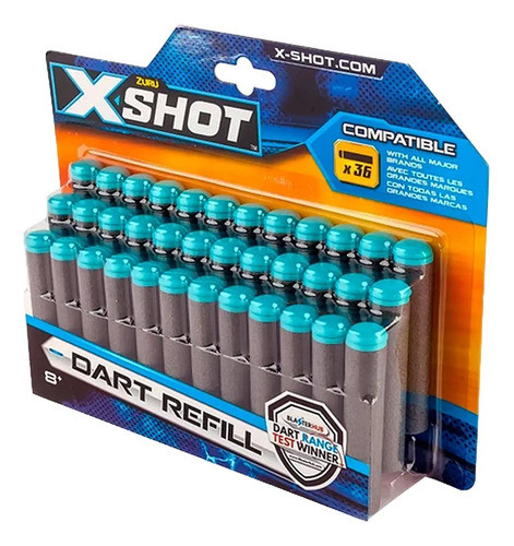 Juego Dardos Zuru X-shot X36 Recarga Repuesto Arma Accesorio 1