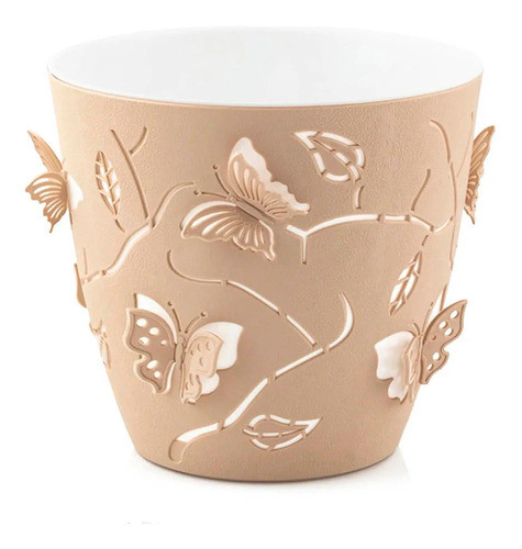 Cachepot Plantas E Flores Borboleta 3d 1,4 L 1698 0