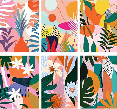 Kit De Pinturas Por Numeros Al Oleo, 25cm X 35cm (flores) 0