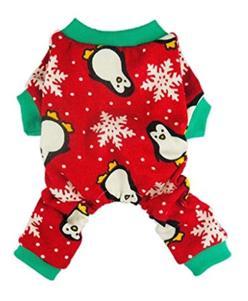 Fitwarm Bonito Piyama Suave Para Perro Con Diseño De Pingü 0 Fitwarm Bonito Piyama Suave Para Perro Con Diseño De Pingü 0