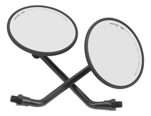 Espelhos Retrovisores Dobráveis Para Motocicletas 2 Unidades 0