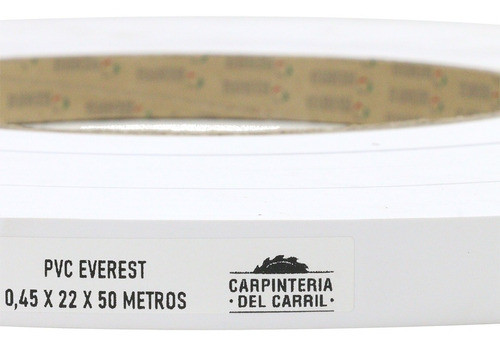 Tapacanto Rehau Pvc Everest Faplac 0,45mm X 22mm X 50m S/ Pe 1
