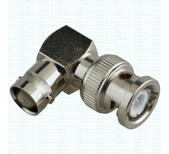 Conector Codo Hembra Bnc Macho Bnc Fact. 0