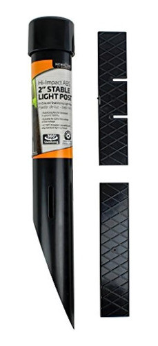 Newhouse Lighting Mpost17 Soporte De Montaje Color Negro 1