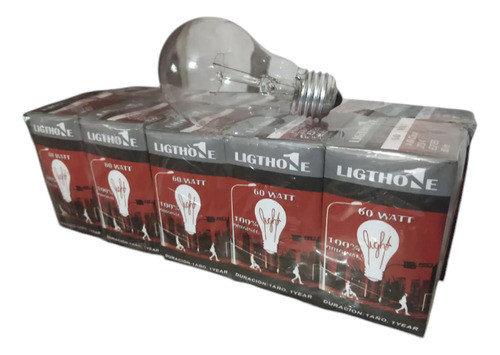 Lámpara De 60 Watt Para Incubadora!!pack X10 0