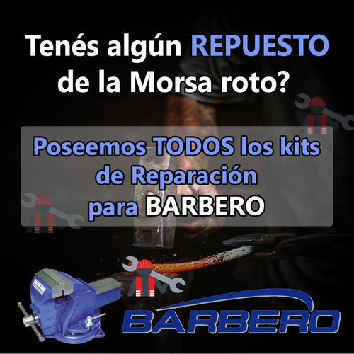 Tornillo Gusano Repuesto Morsa Barbero Nº1 Oficial 1