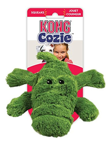 Kong - Cozie Ali Alligator - Indoor Cuddle Squeaky Plush Dog 0