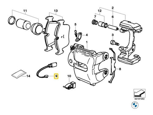 Sensor Delantero Freno Bmw 3 E36 318i M42 1