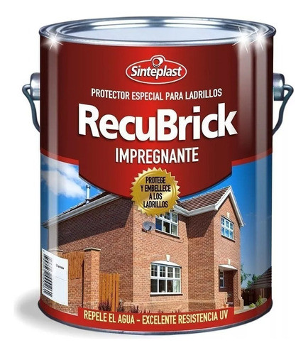 Recubrick Impregnante Protec Ladrillo Natural Sinteplast 1l 0