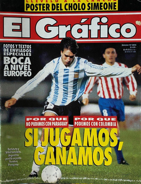 El Gráfico N° 3856  Revista Fútbol Argentino, Cb 0 El Gráfico N° 3856  Revista Fútbol Argentino, Cb 0