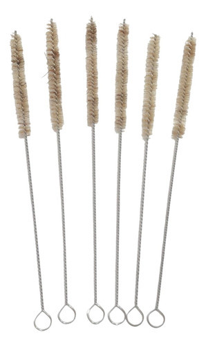 Pack X 6 Cepillos Limpia Bombillas Y Sorbetes Reutilizable 0