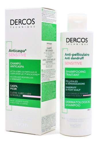 Vichy Dercos Anti Caspa Shampoo Sin Sulfato 0