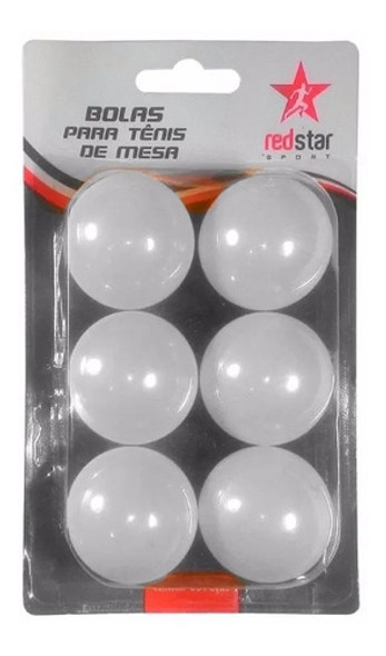 Kit 6 Bola / Bolinha De Ping Pong Ou Tenis De Mesa 40mm 0 Kit 6 Bola / Bolinha De Ping Pong Ou Tenis De Mesa 40mm 0