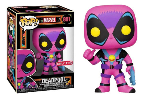 Funko Pop Marvel Black Light Deadpool Target 0