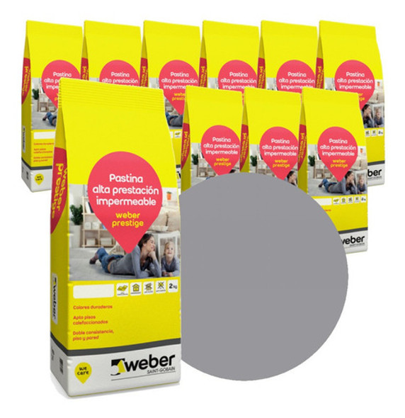 Pack De 10 Unidades Pastinas Prestige Weber Color Plata 0