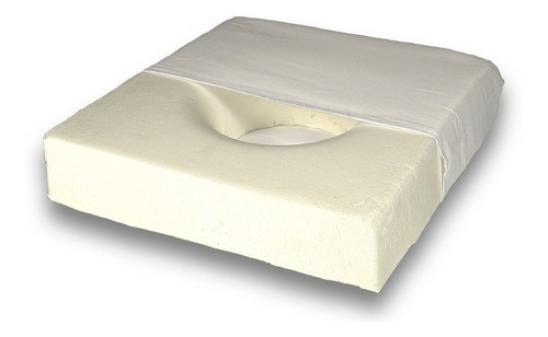 Almohadon Cuadrado Centro Perforado Con Funda De Algodon 0