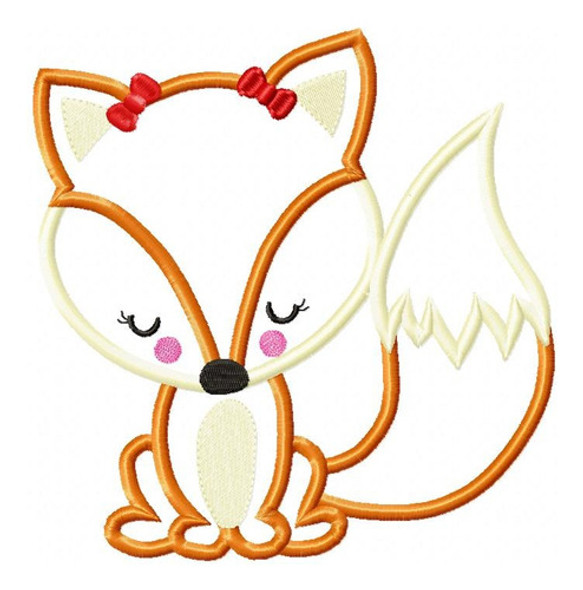 Matriz Para Bordados Maquina Animal Bosque Zorro Niña 3077 0