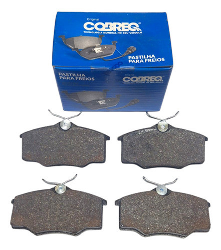 Juego X 4 Pastillas De Freno Vw Gol Ab9 / Gol G3 Cobreq 1
