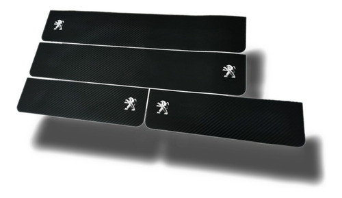 Cubre Zocalos Carbono Peugeot 206 0