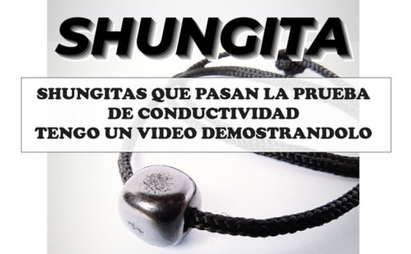 Shungita Karelia Shungit  Collar Proteccion Energia Original 1