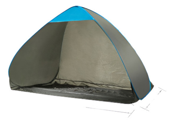 Playa Tienda Automática Pop-up Sombrilla Anti-uv Al Aire Lib 0