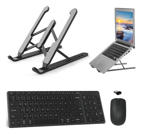 Teclado, Mouse E Suporte Preto P Notebook Samsung Expert 0