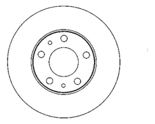 Disco Freno Delantero (280mm) Fiat Ducato 01-05 0