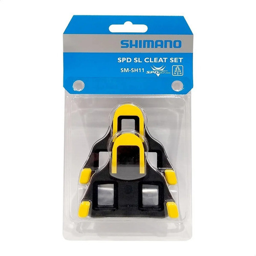 Trabas Calas Para Pedales Ruta Shimano Spd Sm-sh11 Amarilla 0
