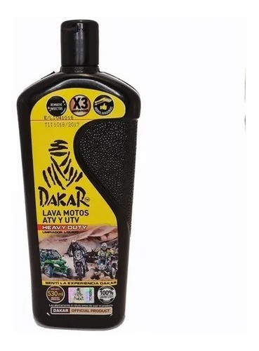 Shampoo Lava Motos Atv Y Utv Dakar Heavy Duty 530 Ml X 12u 0