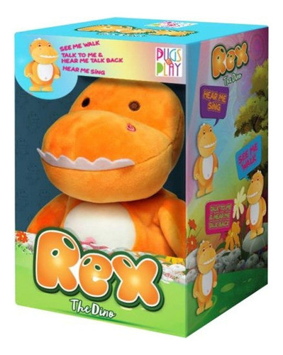 Peluche Dinosaurio Que Camina Contesta Y Habla Rex 0