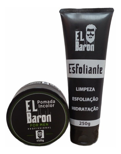 Exfoliante + Cera Capilar El Baron Promoción 0