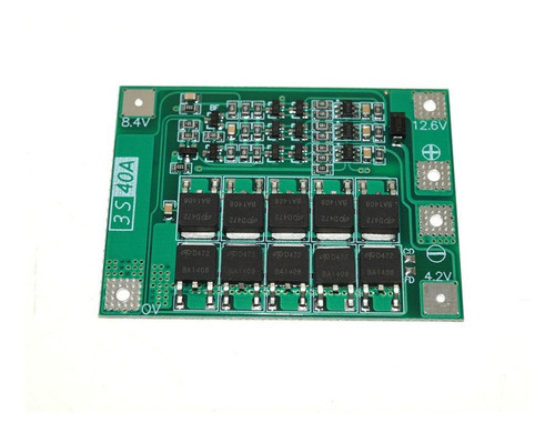 Módulo Cargador Bms Baterías De Li 3s 40a 18650 Emakers 1