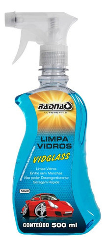 Limpa Vidros Vidglass C/ Gatilho 500ml Radnaq 0