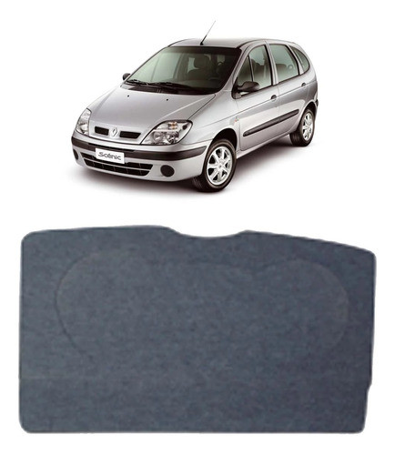 Tampa Porta Mala Renalt Scenic 99 Em Diante Cinza 0