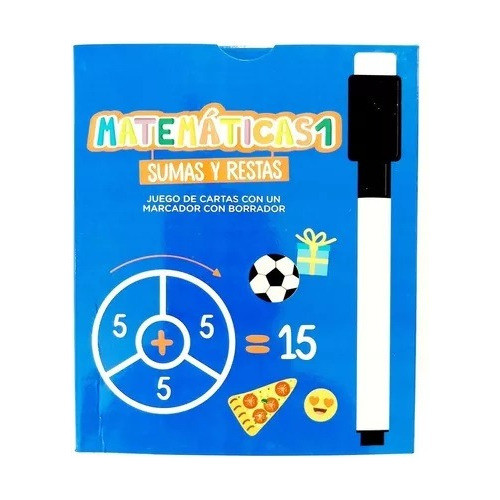 Juego Cartas Matemáticas 2 Multiplicacion Division Marcador 0